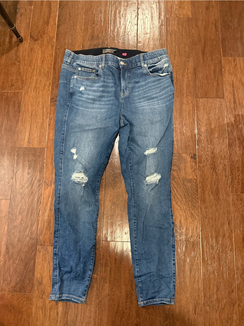 torrid Distressed Blue Skinny Jeans 20 Tall